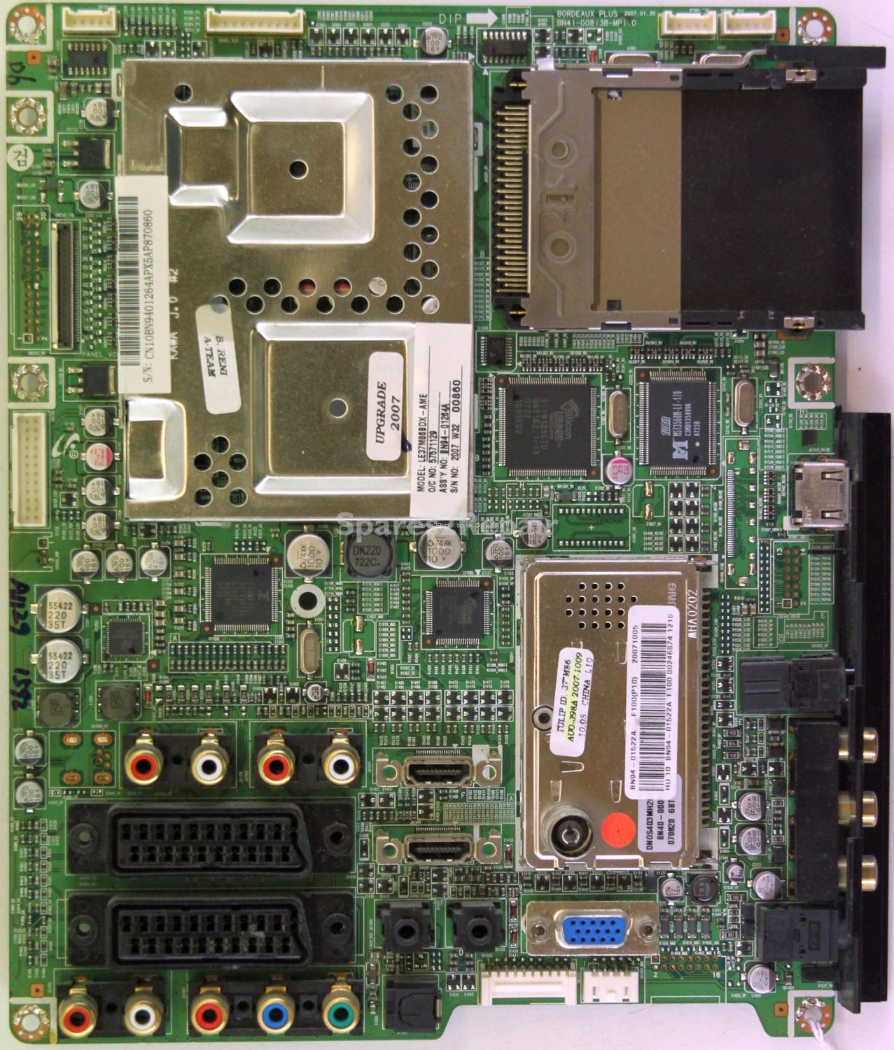 Samsung LE37M87BD - Main AV - BN41-00813B - BN94-01264A - BN94-01522A - MP1.0 - BORDEAUX PLUS