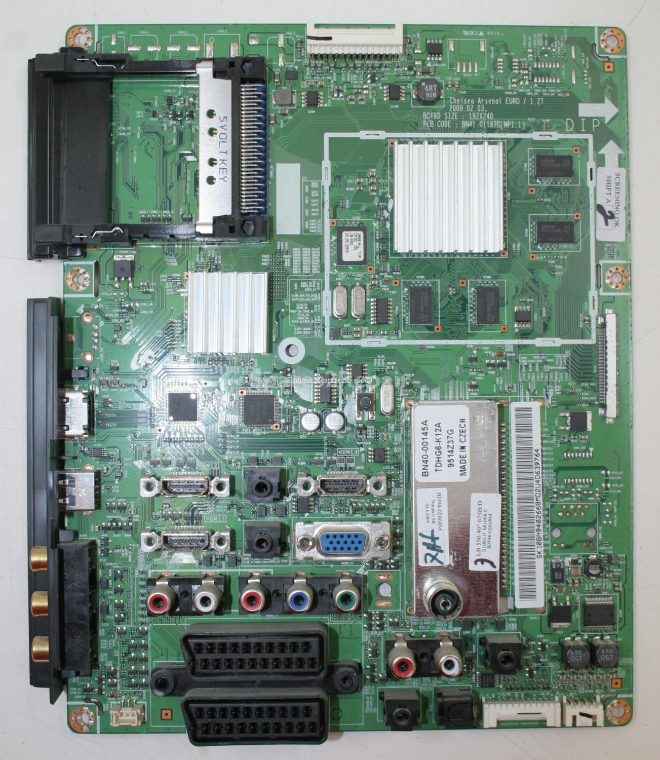 Samsung LE40B554M2W - Main AV - BN41-01167B