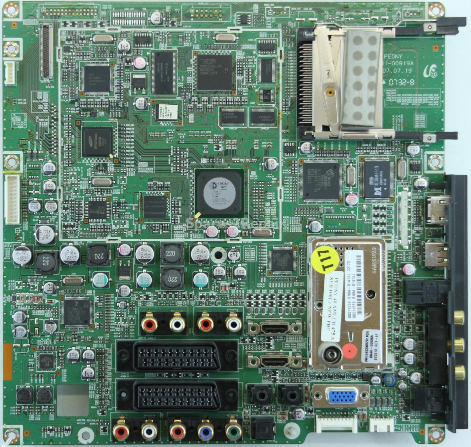 Samsung LE40F86BD - Main AV - BN94-01412J - BN41-00919A - PEONY
