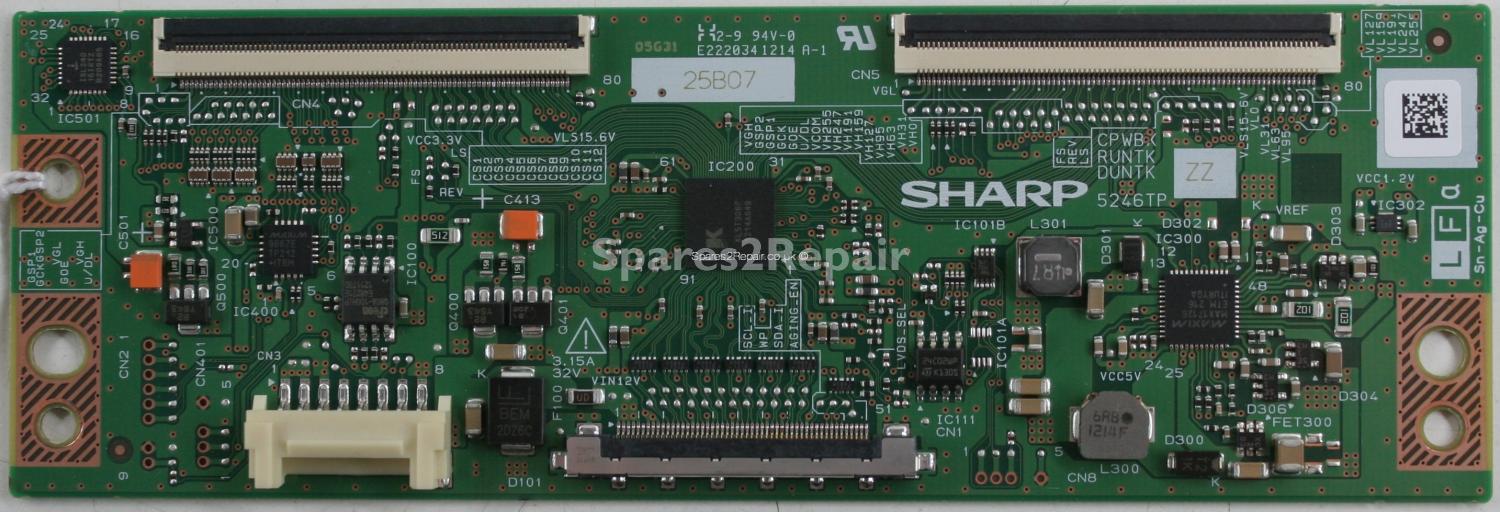 Samsung UE40EH5000K - T-Con - CPWBK5246TPZZ - RUNTK5246TPZZ - DUNTK5246TPZZ