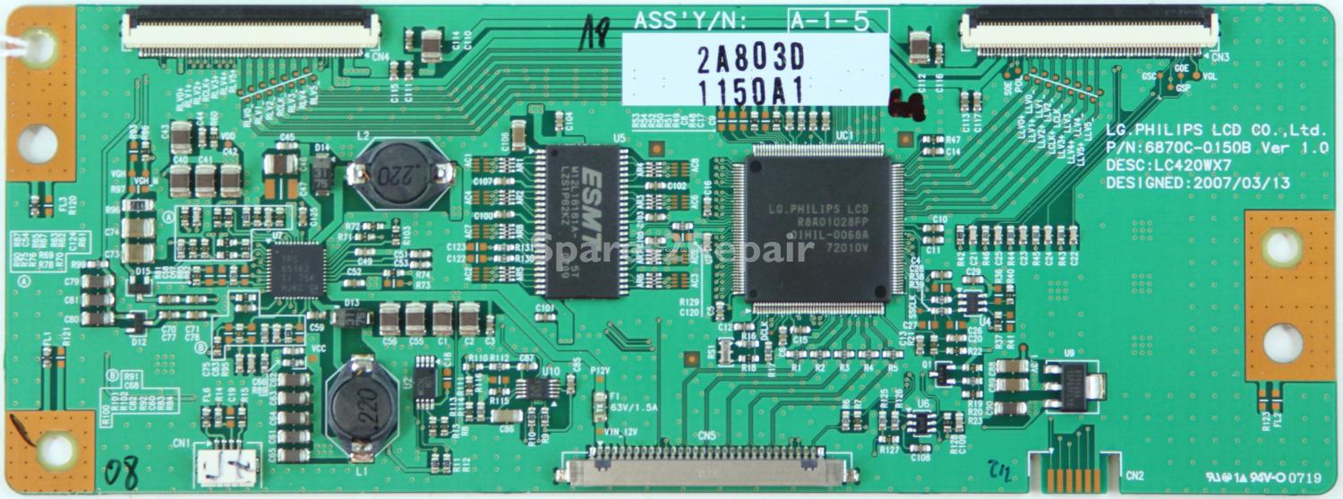Sanyo CE42LD81-B - LVDS - 6870C-0150B Ver 1.0 - 6871L-1150A - LC420WX7