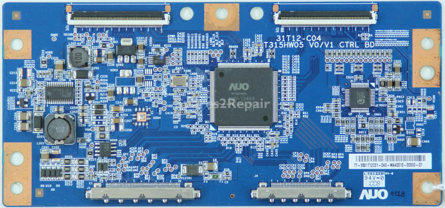 Sharp LC-32LE320E - T-CON - 55.31T12.C01 - 31T12-C04 - T315HW05 V0/V1 CTRL BD