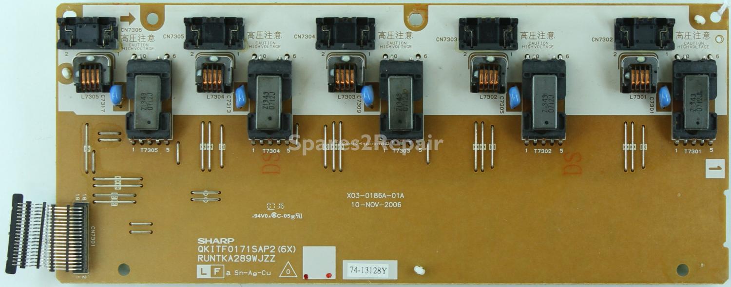 Sharp LC-46XL1E - Inverter - QKITF0171SAP2 (6X) - RUNTKA289WJZZ