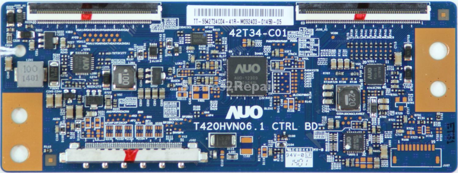 Sharp LC-42LD266K - T-Con - 55.42T34.C04 - T420HVN06.1 CTRL BD - 42T34-C01