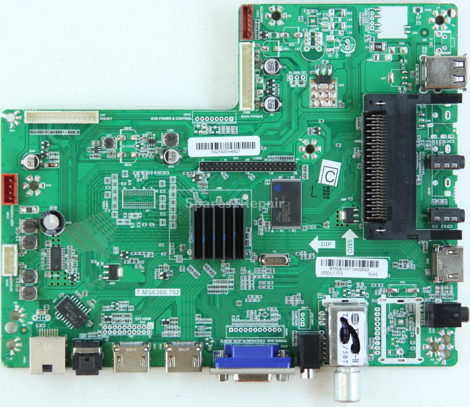 Sharp LC-50CFE5101K - Main AV - V500HJ1-PE8 - 4502383-6 - T.MS6308.702