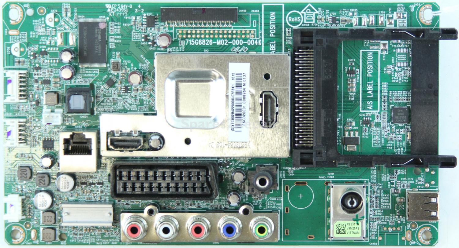 Sharp LC-32LD171K - Main AV - 715G6173-M0F-000-004K - FSC320001
