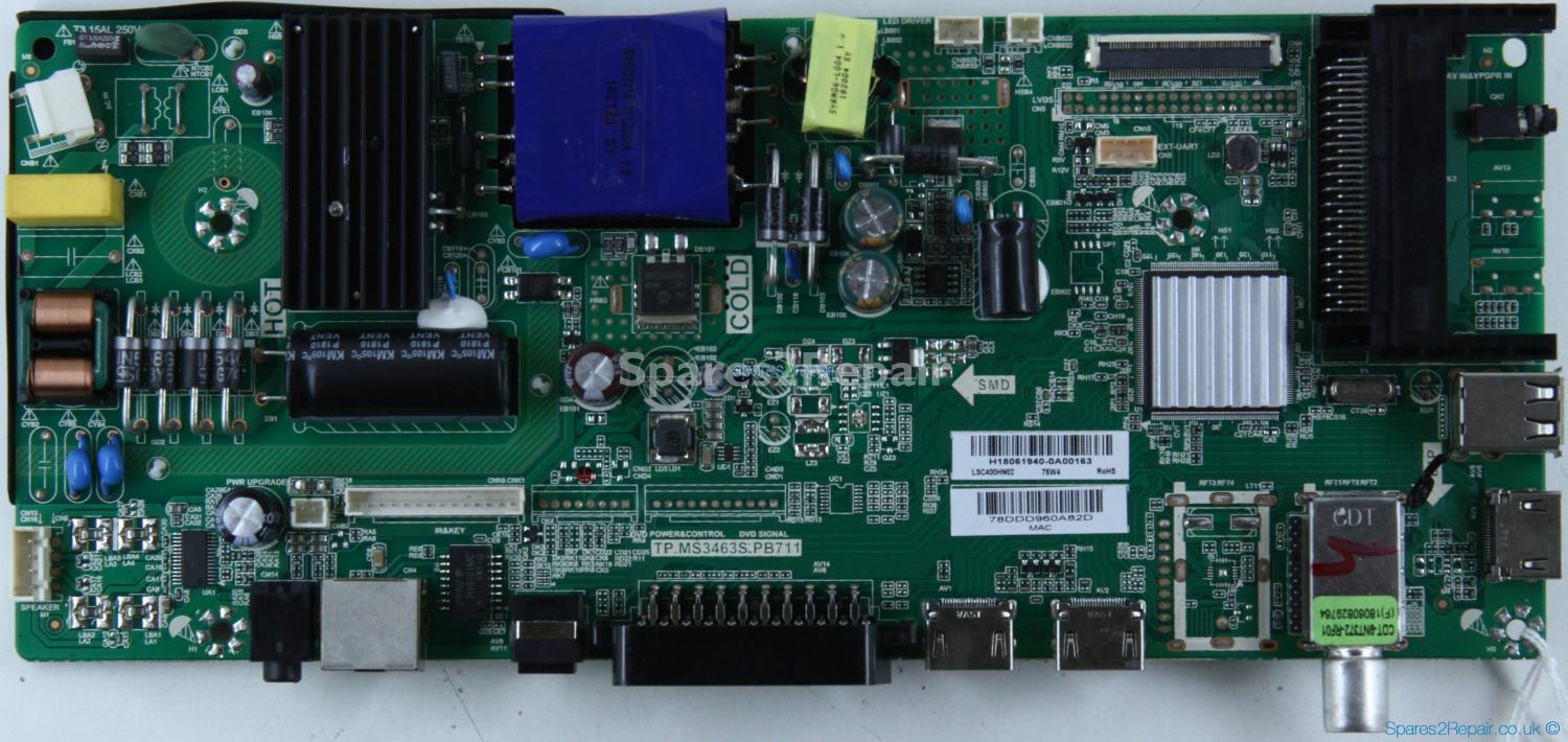Sharp LC-40FI3421K - Main Board - H18061940 - TP.MS3463S.PB711 - LSC400HN02