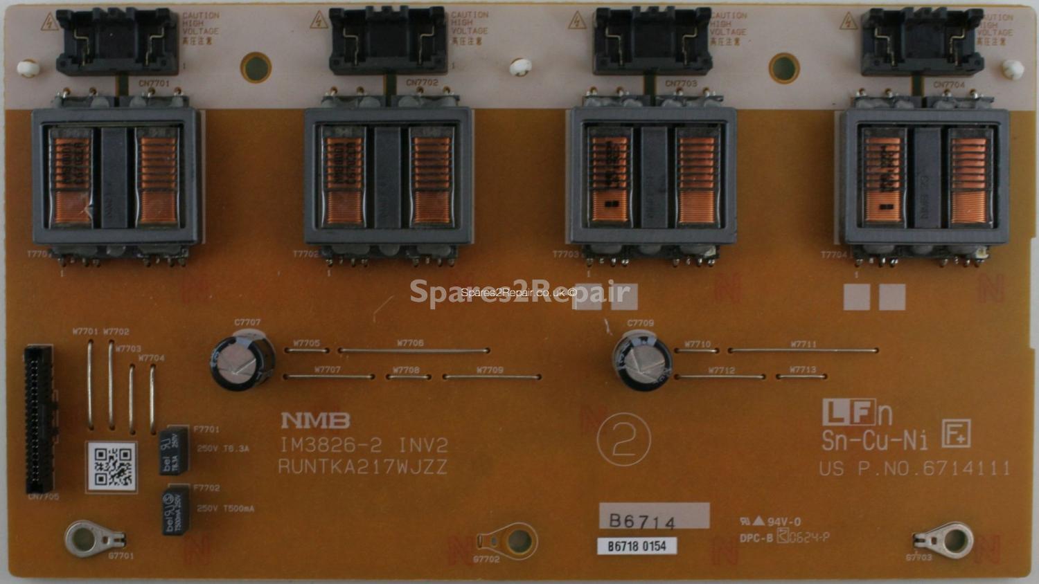 Sharp LC-37GD8E - Inverter - IM3826-2 INV2 - RUNTKA217WJZZ