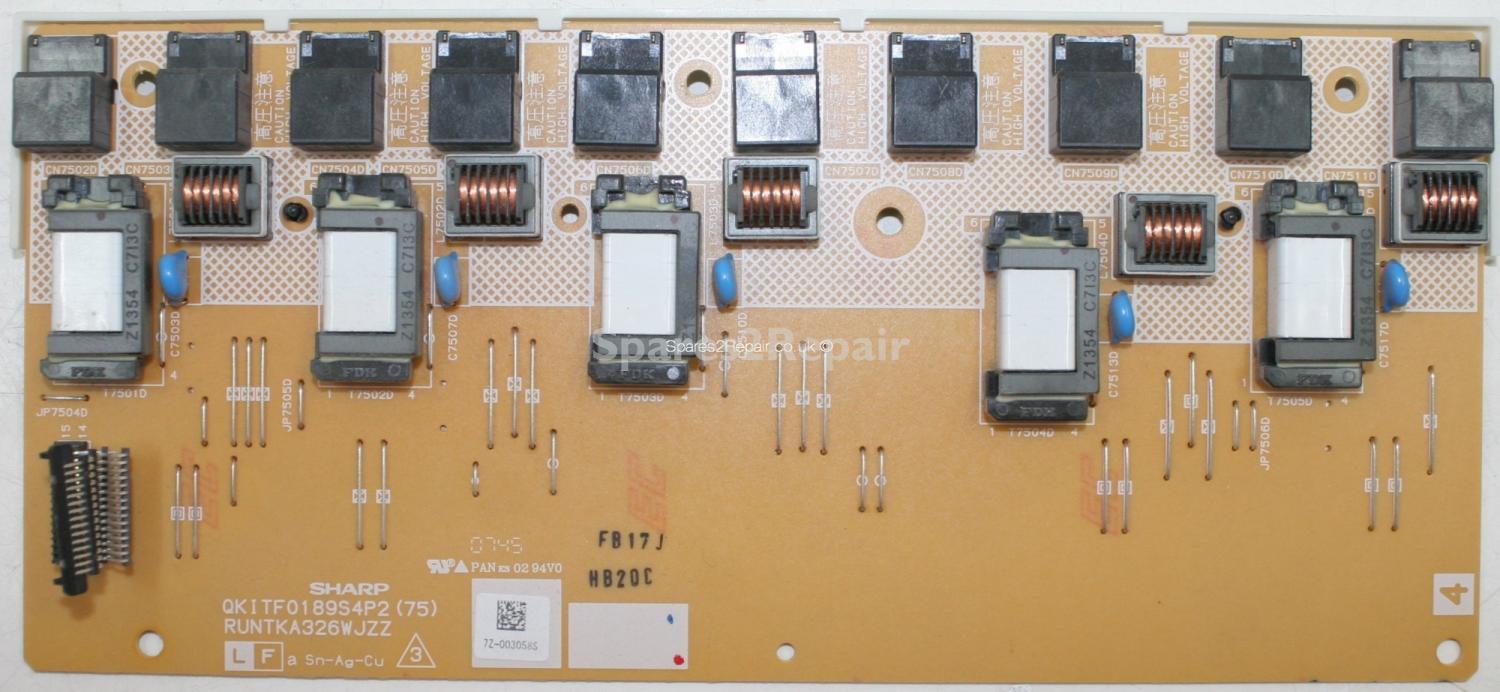 Sharp LC-46X20E - Inverter - RUNTKA326WJZZ - QKITF0189S4P2(75)