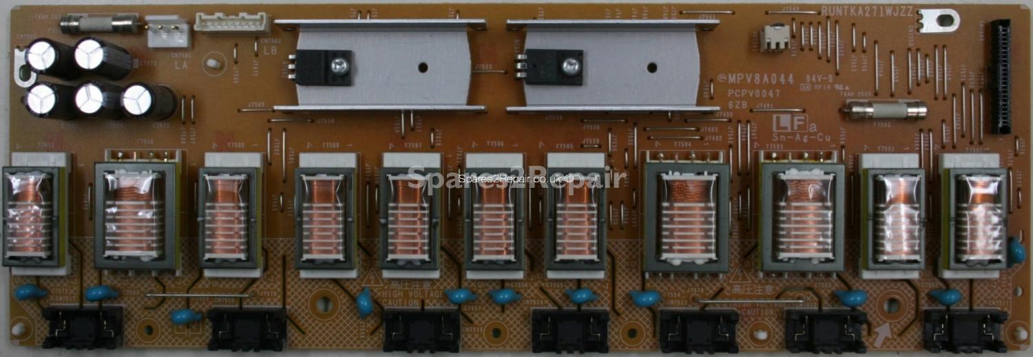 Sharp LC-42XD10E - Inverter - MPV8A044 - PCPV0047 6ZB - RUNTKA271WJZZ