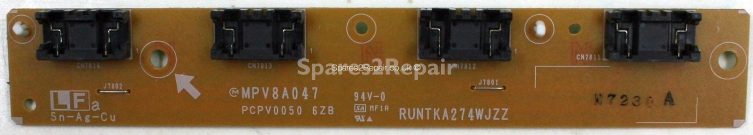 Sharp LC-42XD10E - Inverter Connector - MPV8A047 PCPV0050 6ZB - RUNTKA274WJ