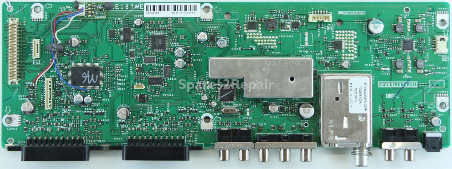 Sharp LC-42XL2E - Main AV - DUNTKE187WE - QPWBNE187WJN1 - KE187WE01