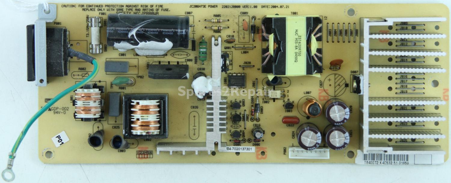 Sky SKY-EJ20/S1CE - PSU - JC206H73E - VER:1.00 - 2202120000 - 6204-7020137301