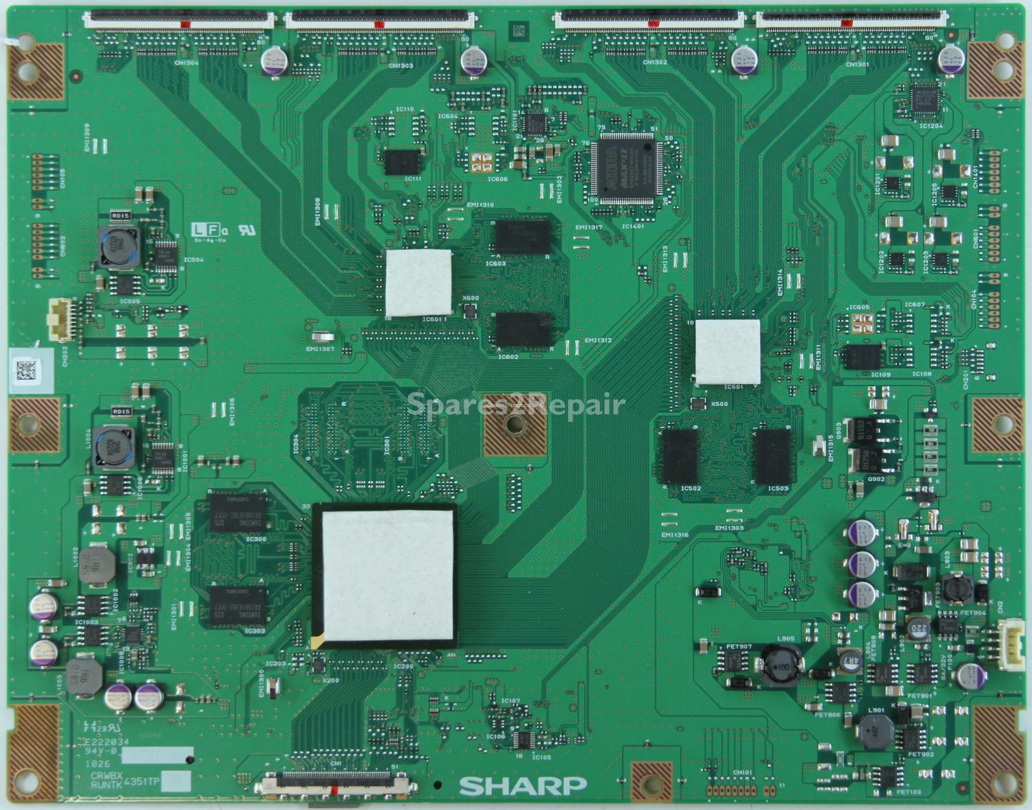 Sony KDL-40LX903 - T-Con - RUNTK4351TP ZD - CPWBX4351TP ZD