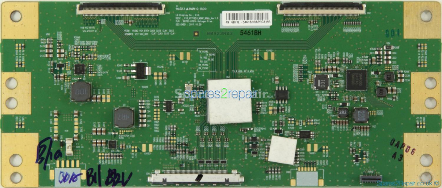 Sony KD-49XF7596 - T-Con - 6871L-5461B - 6870C-0761A - V18_NT71953_MEMC_60Hz_Ver1.0