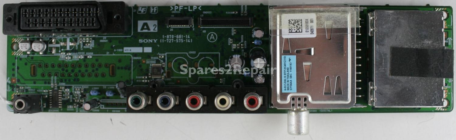 Sony KDL-15G2000 - Main AV - 1-870-681-14 - 1-727-575-14 - A-1189-411-A