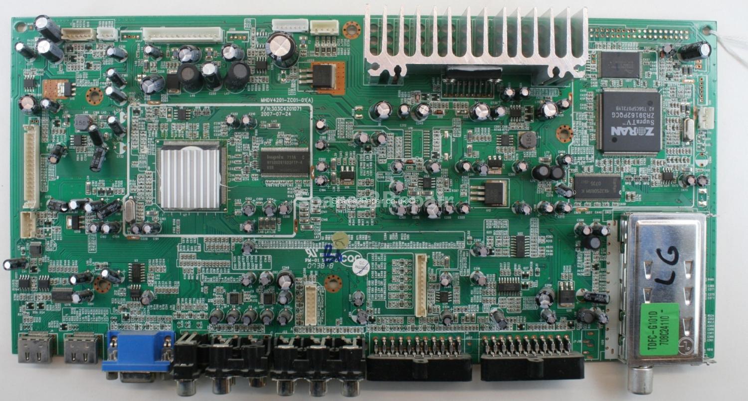 Tevion LCD32101D - Main AV - 303C4201071 - MHDV4201-ZC01-01(A)