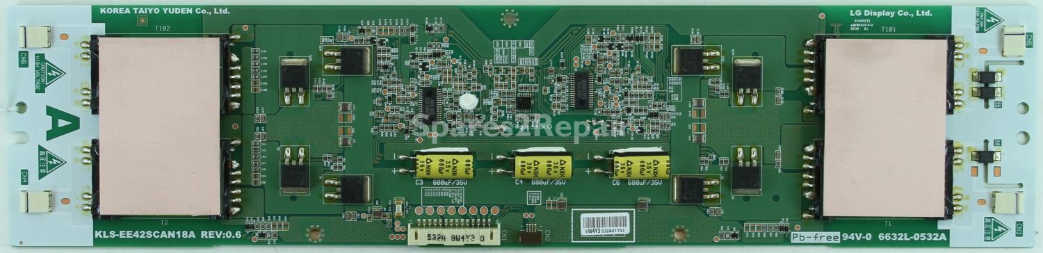 Toshiba 42ZV635D - Inverter - 6632L-0532A - REV:0.6 - KLS-EE42SCAN18A