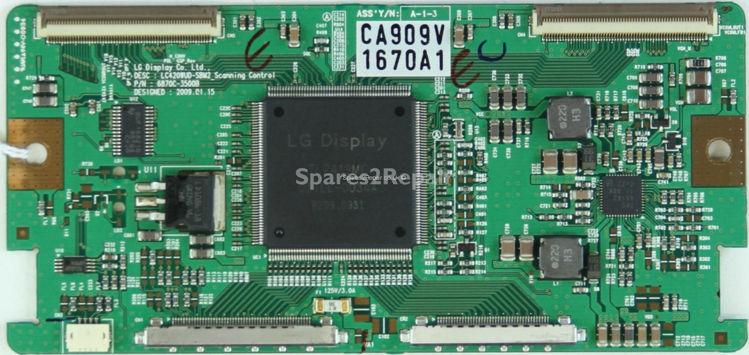 Toshiba 42ZV635D - T-Con - 6871L-1670A - 6870C-3500B - LC420WUD-SBM2_Scanning Control