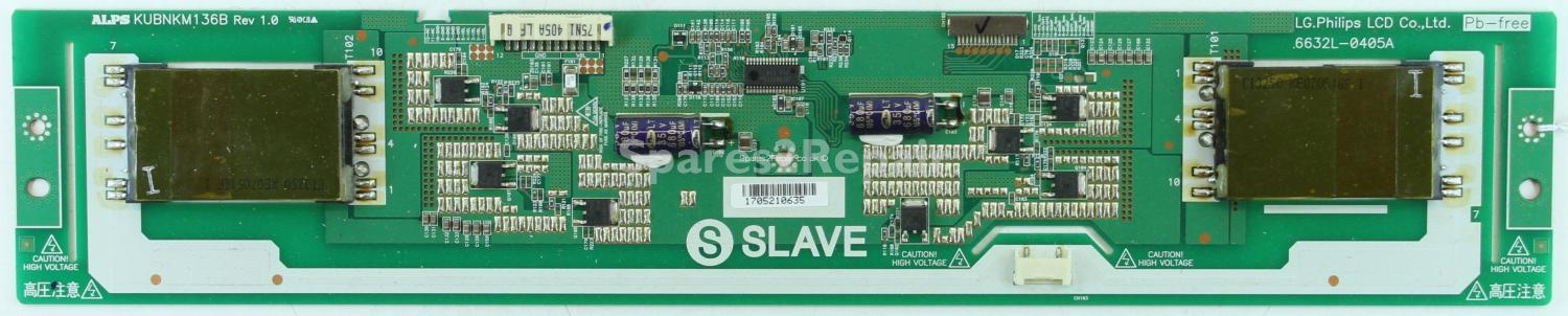 Toshiba 47Z3030D - Inverter - 6632L-0405A - Rev 1.0 - KUBNKM136B (Slave)