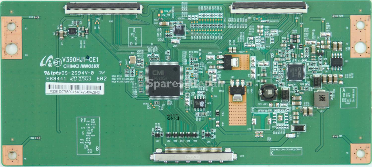 UMC 39/210G-GB-5B-FTCU-UK - T-Con - 3E-D078809 - V390HJ1-CE1
